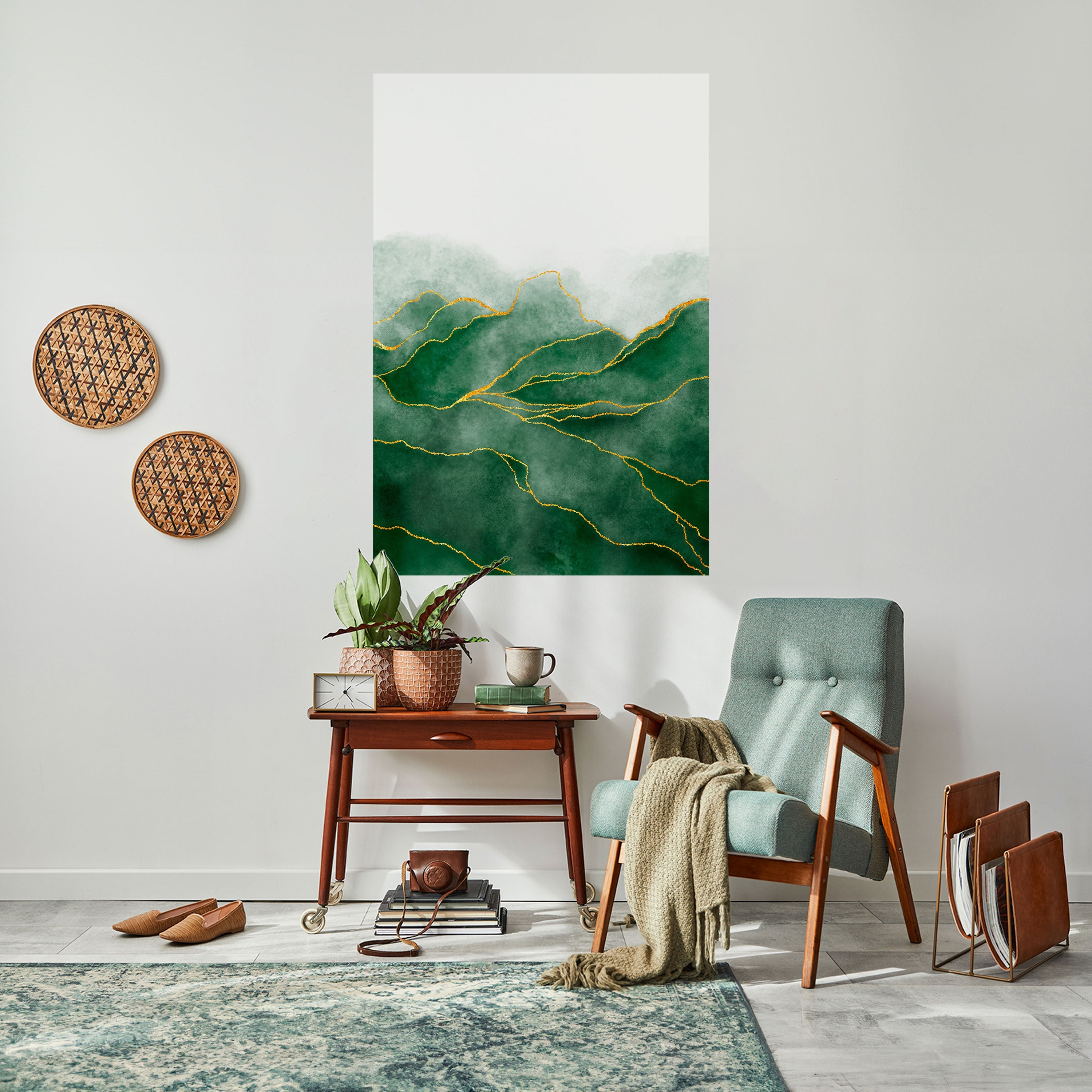EXPENSIVE NATURE Peel and Stick Vertical Poster