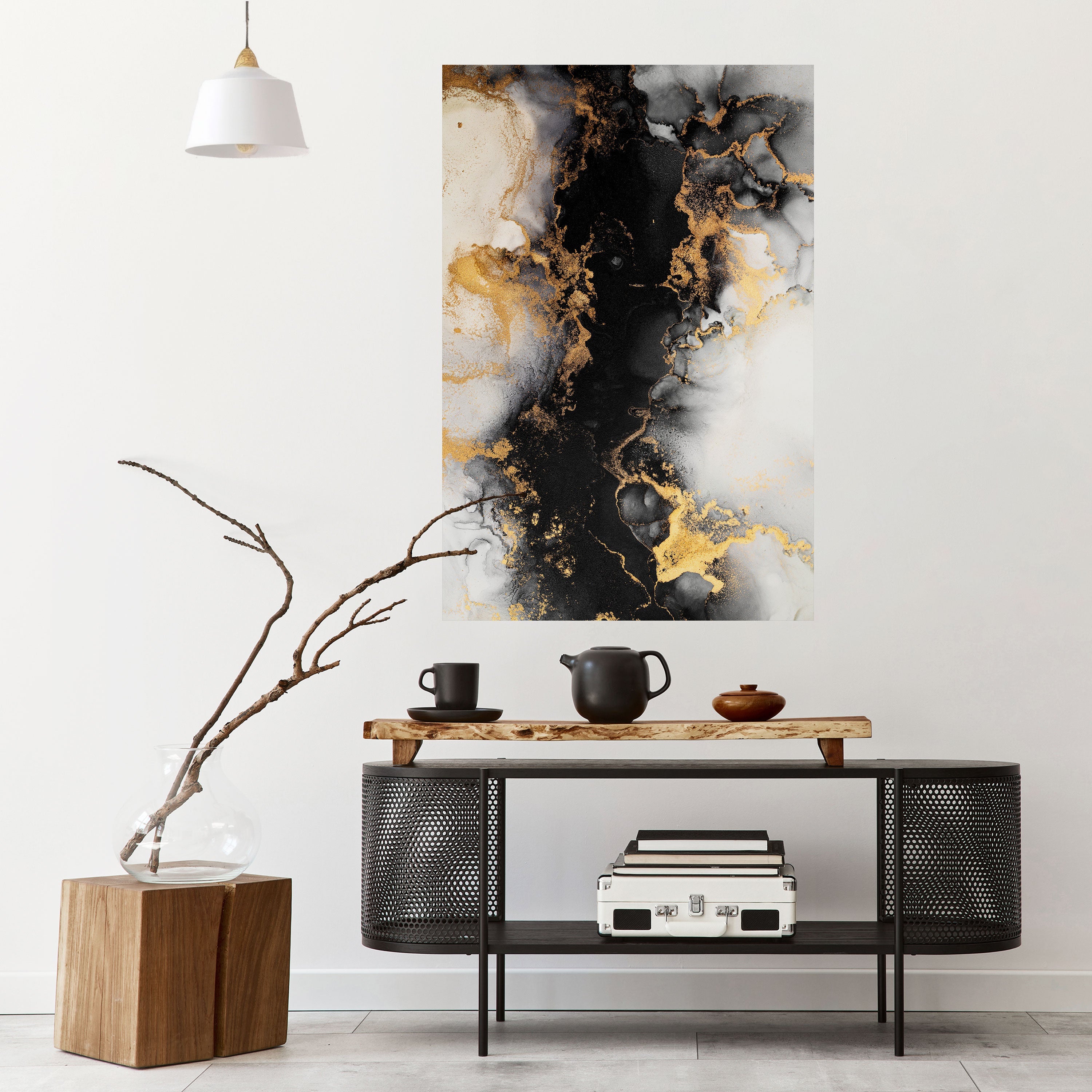MARBLE OF TOMMORROW Peel and Stick Vertical Poster