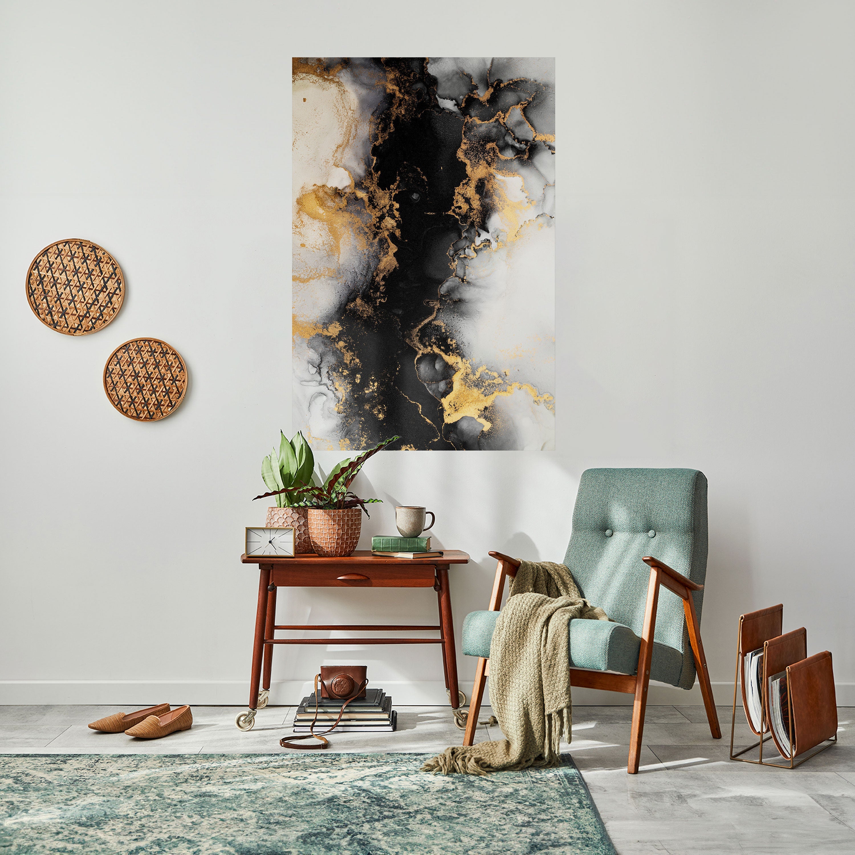 MARBLE OF TOMMORROW Peel and Stick Vertical Poster