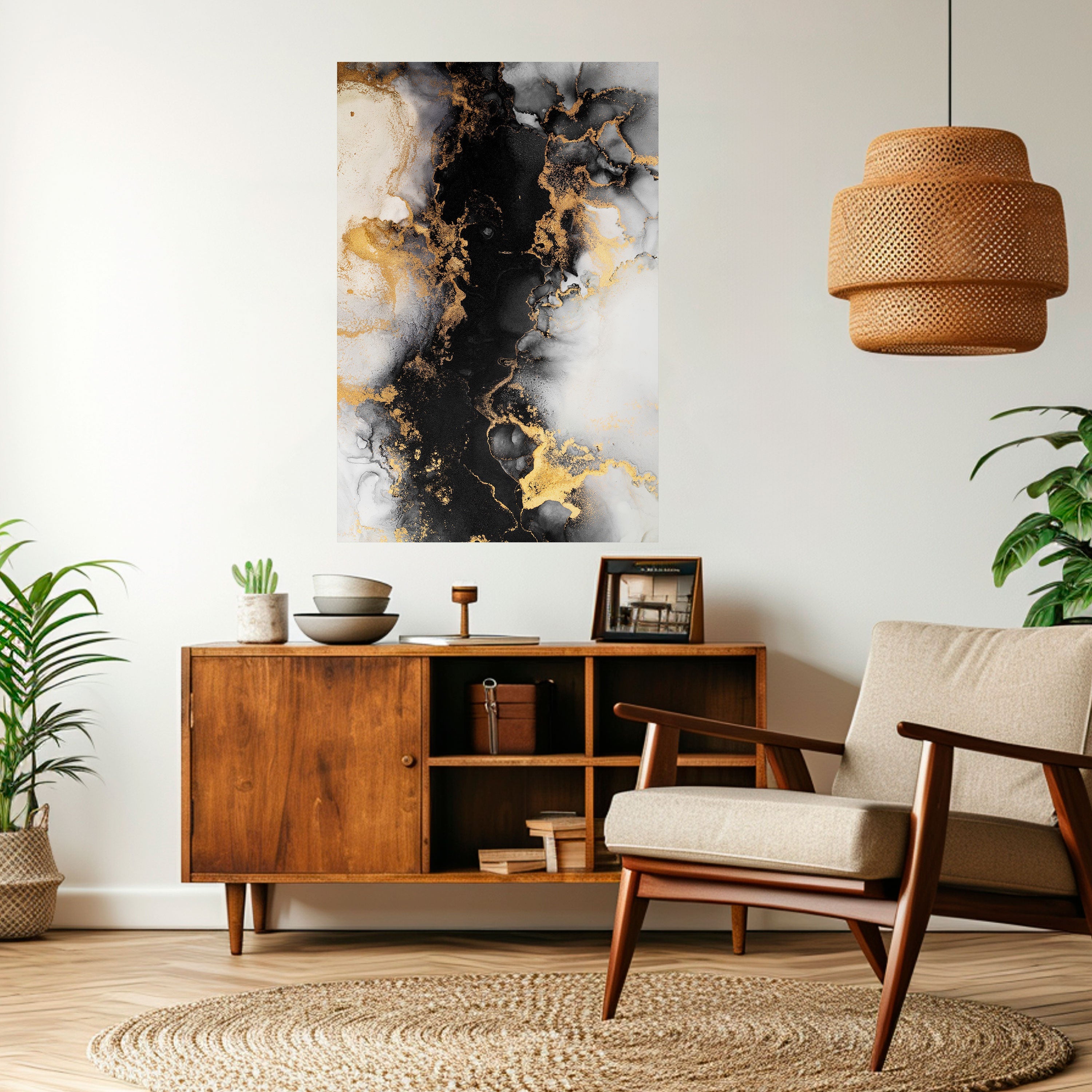 MARBLE OF TOMMORROW Peel and Stick Vertical Poster