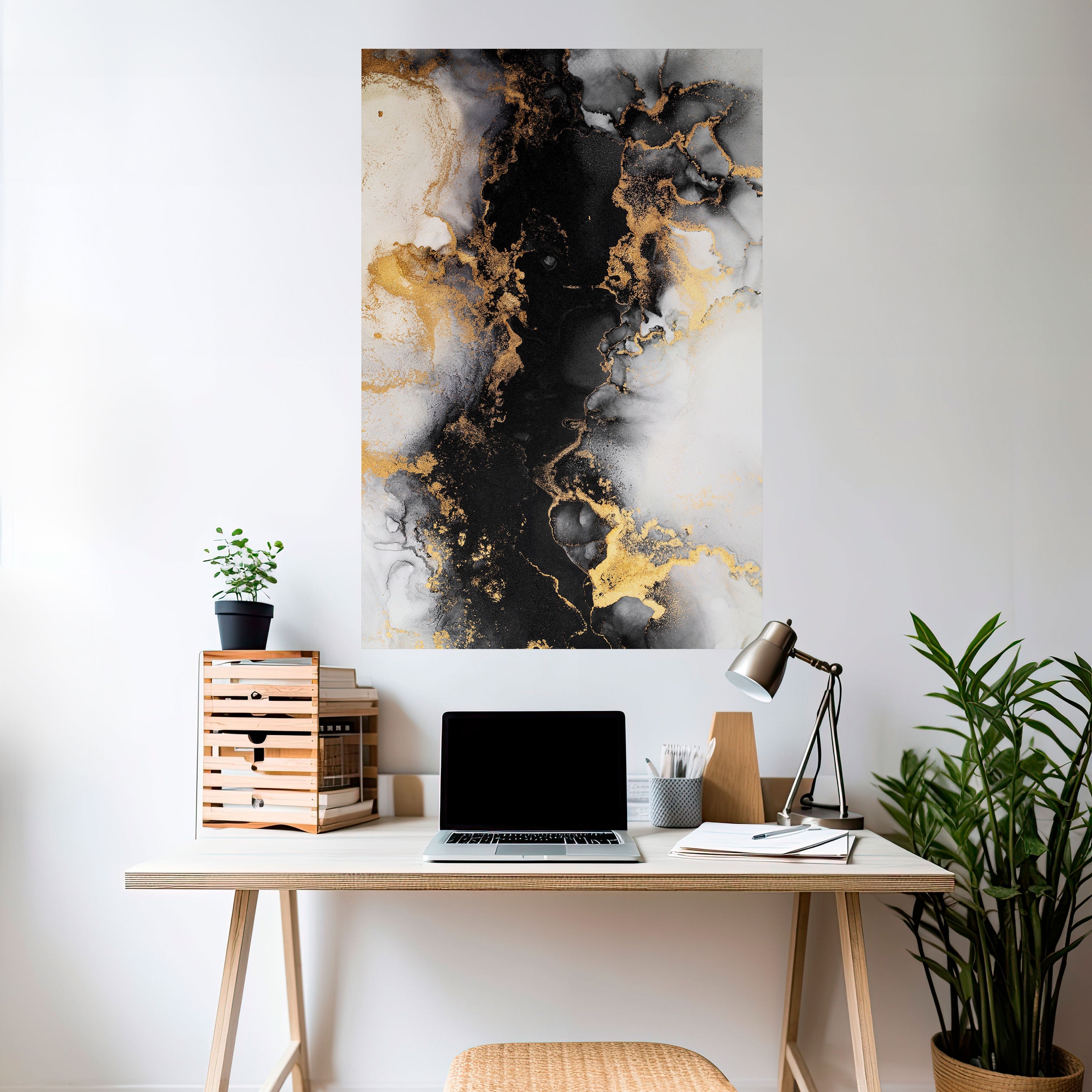 MARBLE OF TOMMORROW Peel and Stick Vertical Poster