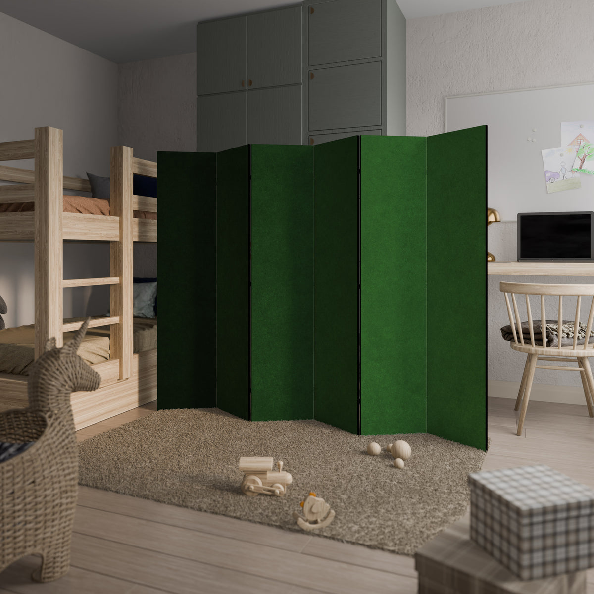 GREEN YOURSELF 6-teiliger Paravent