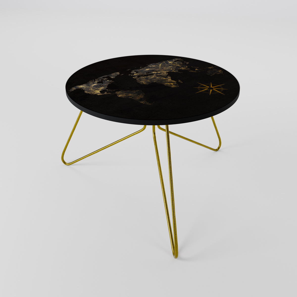 GOLDEN GEOGRAPHY Couchtisch