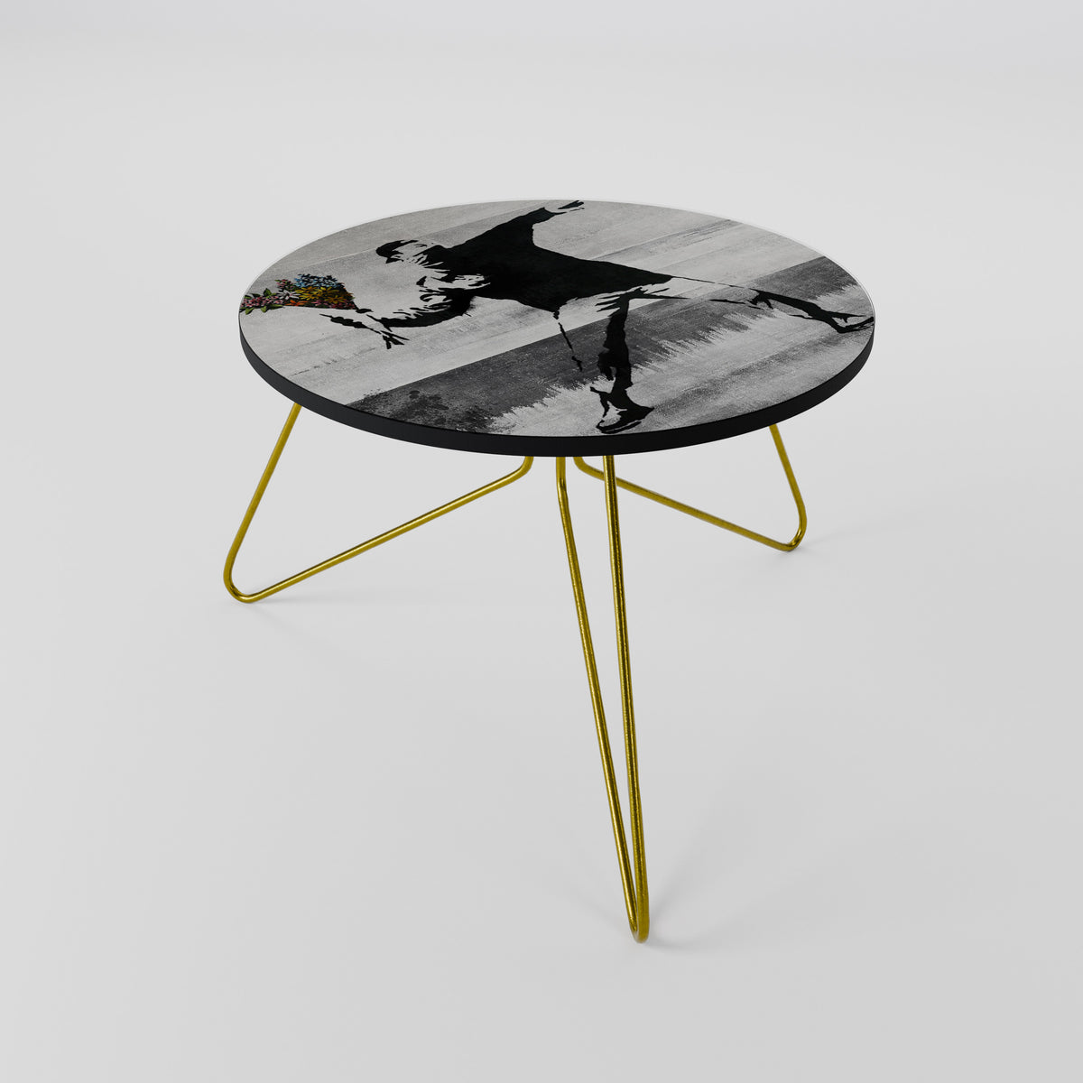 FLOWER BOMBER (BANKSY) Couchtisch