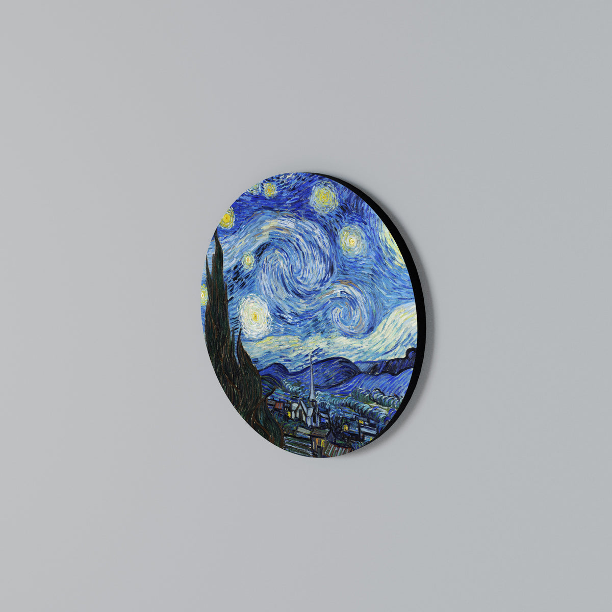 STARRY NIGHT Rundes Wandbild