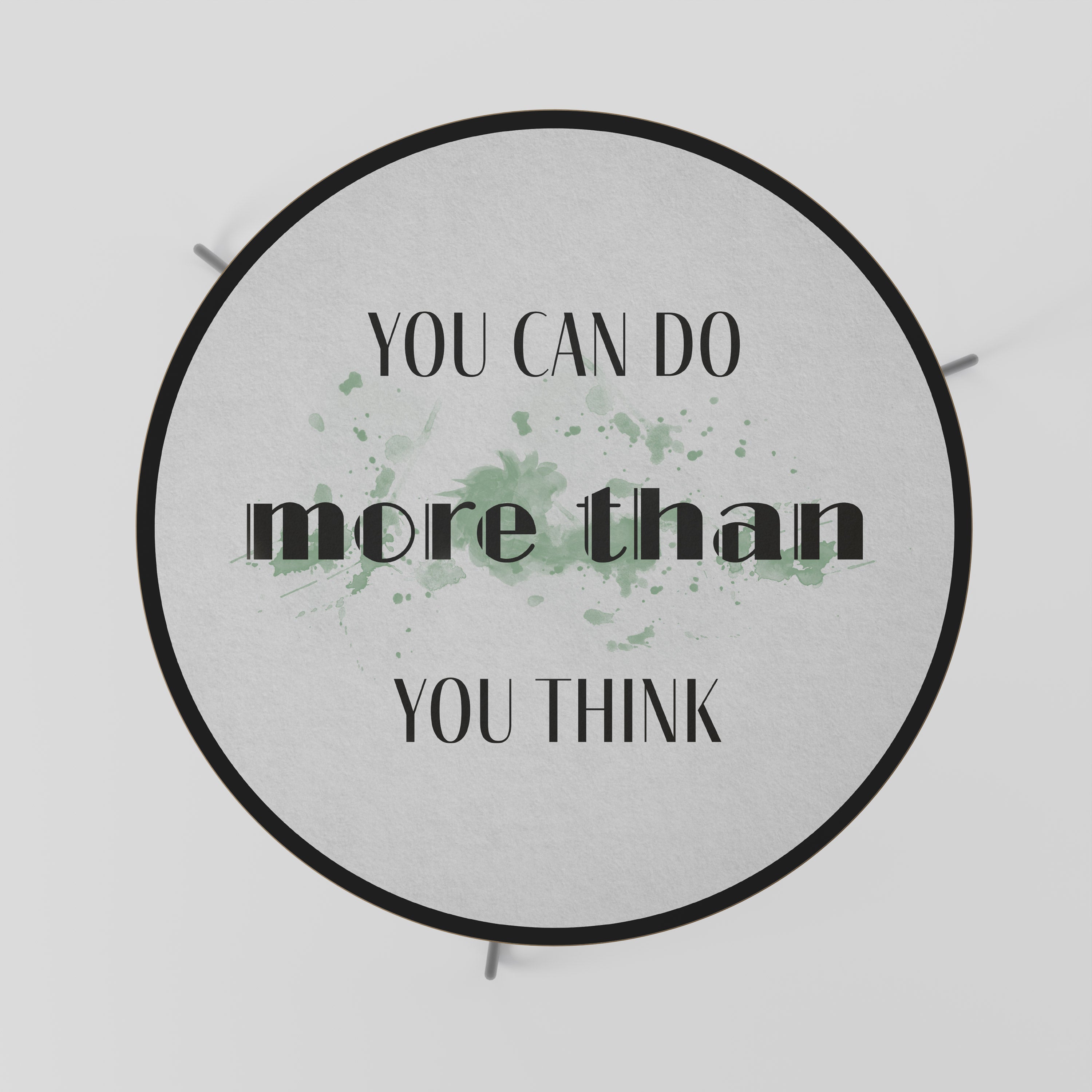 BELIEVE AND ACHIEVE Couchtisch 69