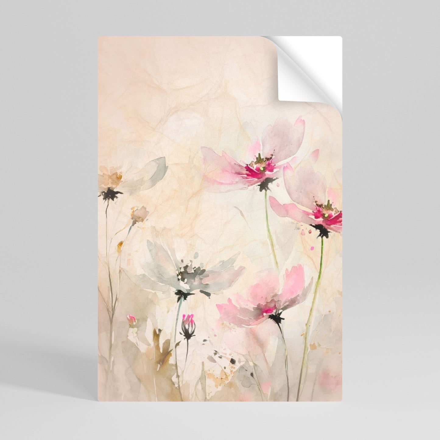 PAINTED LIGHTNESS Selbstklebendes Poster - Hochformat