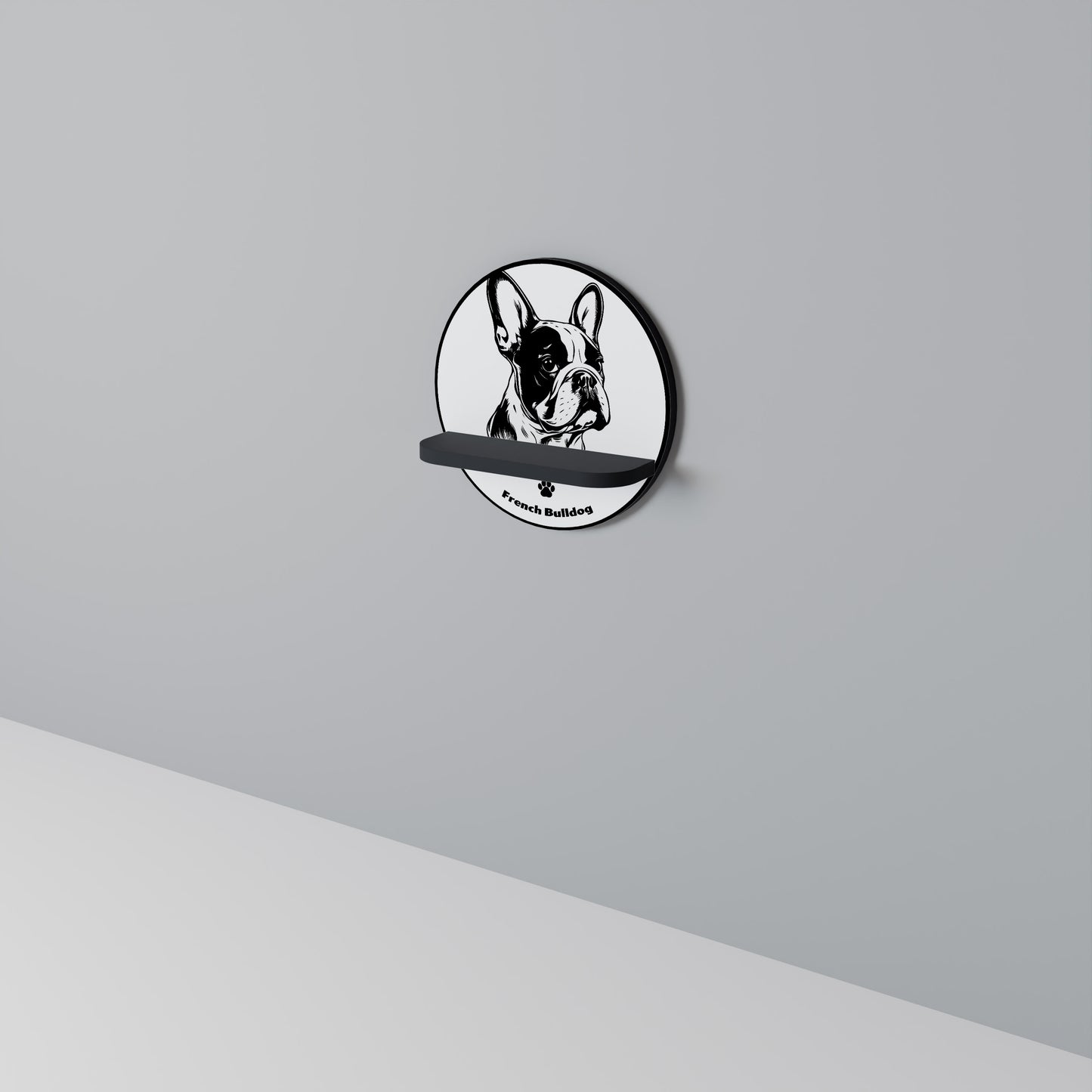 FRENCH BULLDOG Art Shelf