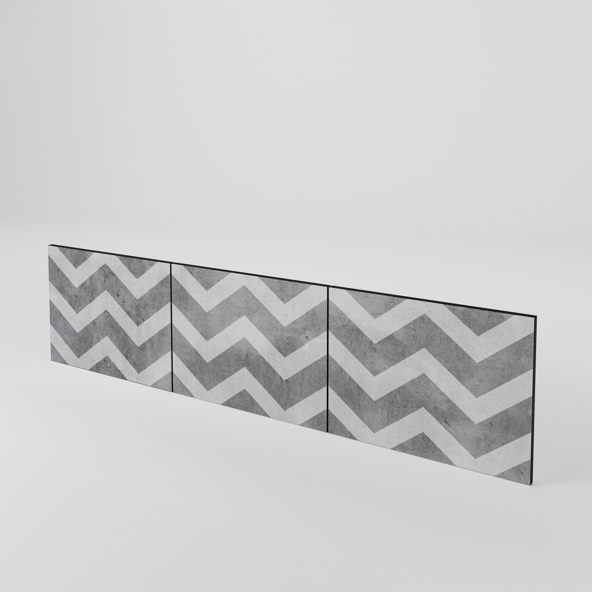 TOUGH ZIG ZAG 3-teiliges TV-Lowboard Tür-Set