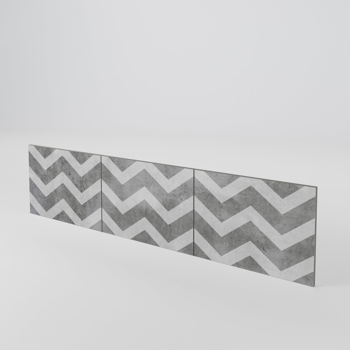 TOUGH ZIG ZAG 3-teiliges TV-Lowboard Tür-Set