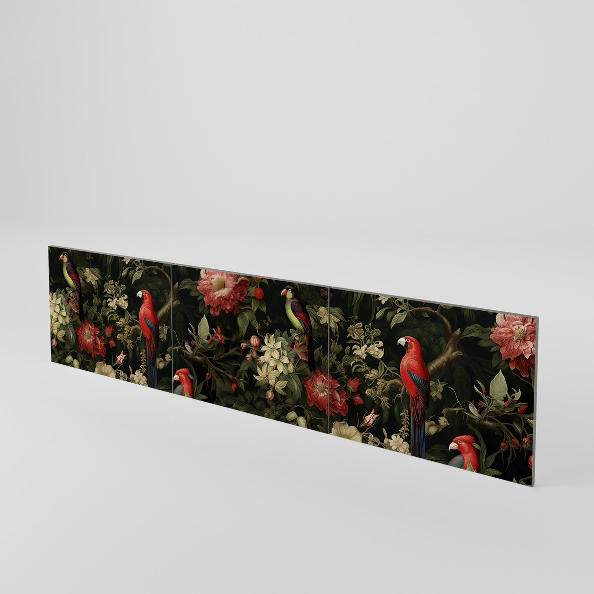 FLORAL FANTASIA 3-teiliges TV-Lowboard Tür-Set