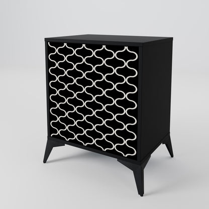 TESSELATED BLACKNESS 1-türiges Sideboard
