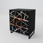 POLYGON VERVE 1-Door Sideboard in Black Finish