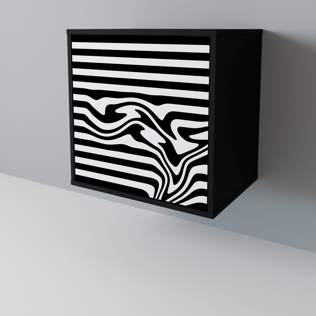 SPECTRA SHOWCASE 1-Door Sideboard in Black Finish