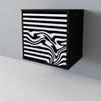 SPECTRA SHOWCASE 1-Door Sideboard in Black Finish