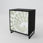 HELIX DANCE 1-Door Sideboard in Black Finish