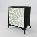 HELIX DANCE 1-Door Sideboard in Black Finish
