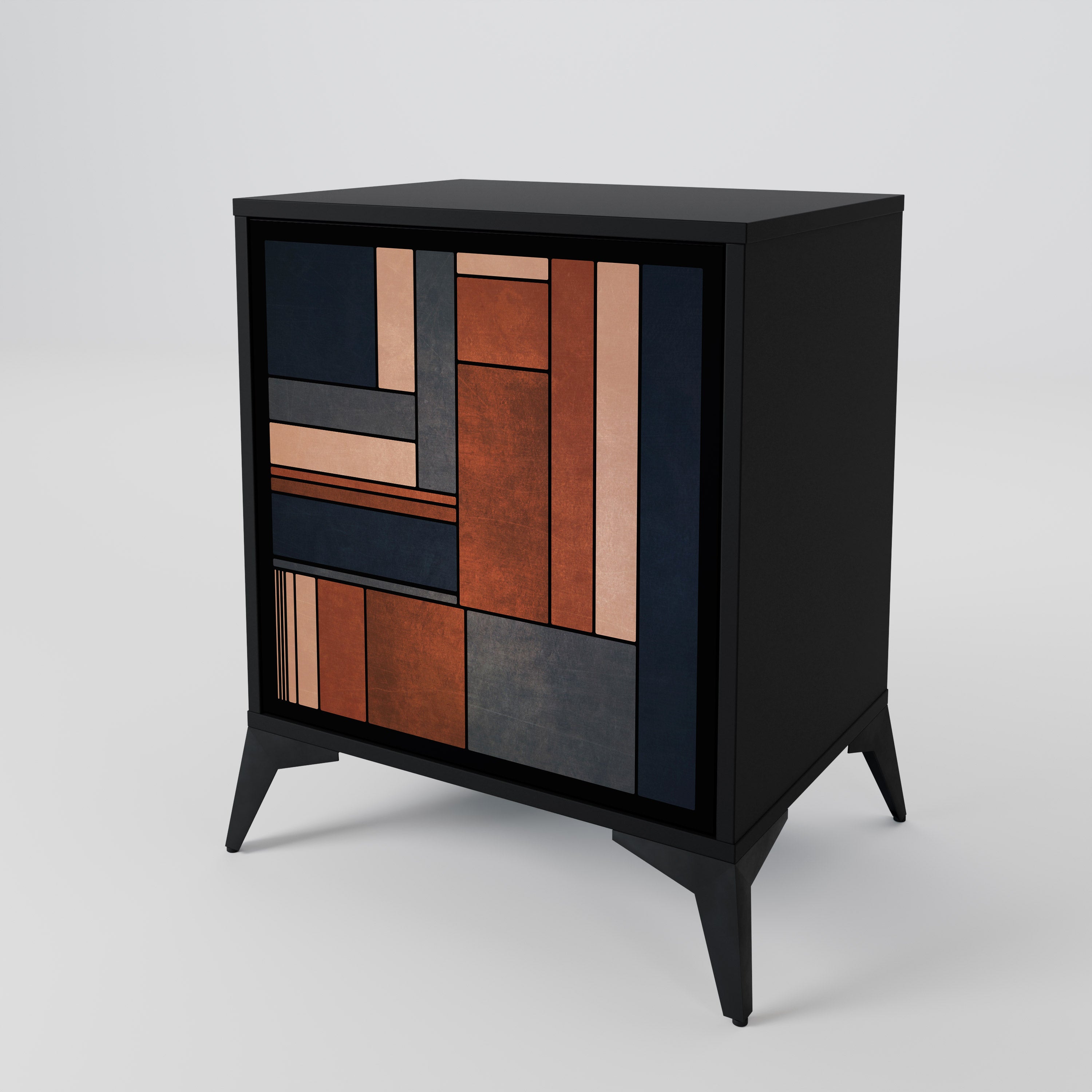 INTREPID FORMATION 1-Door Sideboard in Black Finish