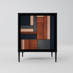 INTREPID FORMATION 1-Door Sideboard in Black Finish