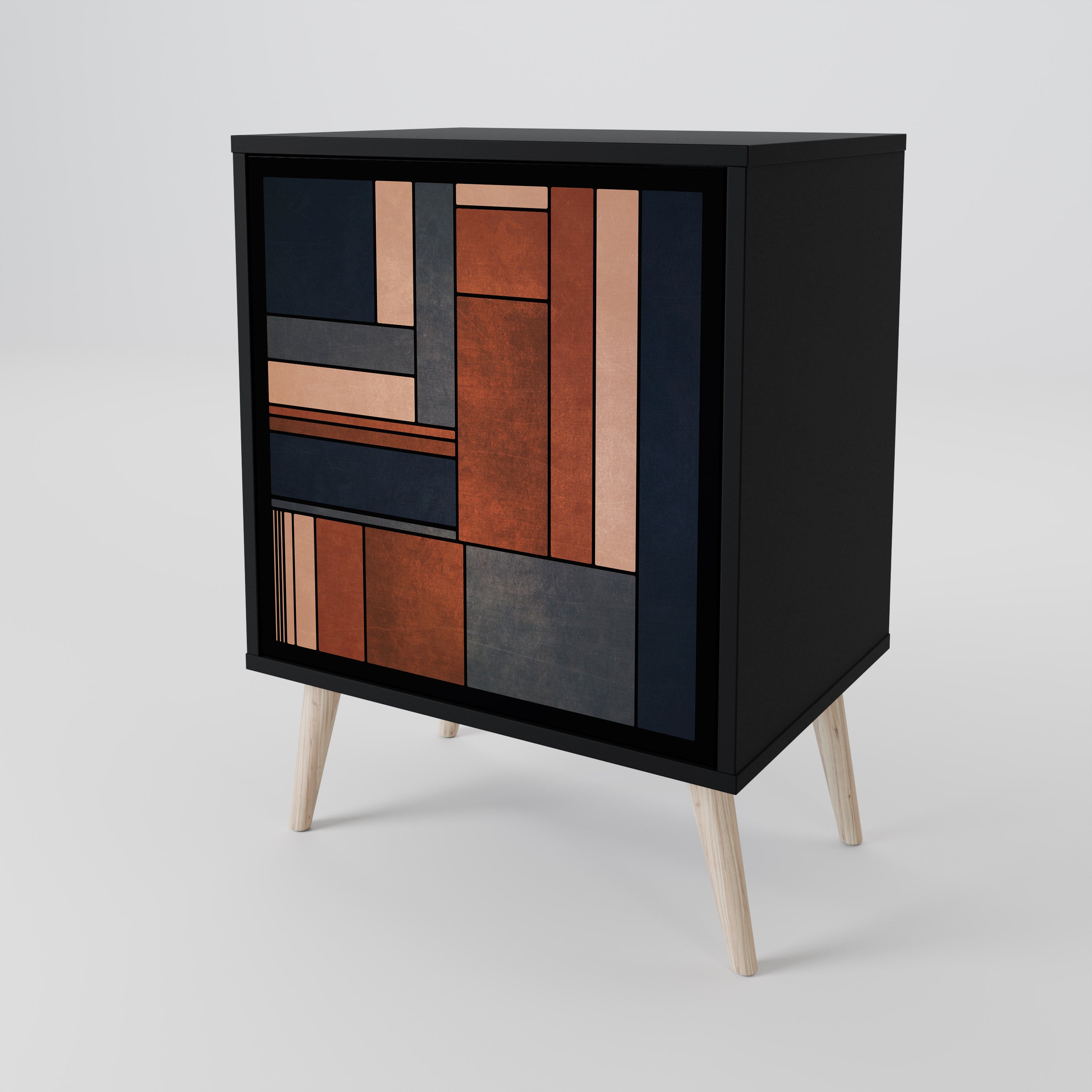 INTREPID FORMATION 1-Door Sideboard in Black Finish