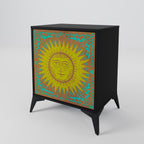 SUNSHINE EULOGY 1-Door Sideboard in Black Finish