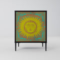 SUNSHINE EULOGY 1-Door Sideboard in Black Finish