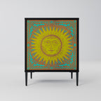 SUNSHINE EULOGY 1-Door Sideboard in Black Finish
