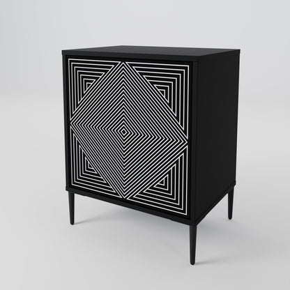 POLYGON ILLUSION 1-türiges Sideboard
