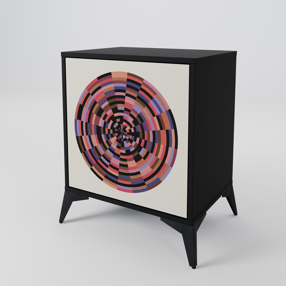 BROWN CIRCLES 1-türiges Sideboard