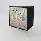 MOSAIC OF COLORS Sideboard mit 1 Tür in Schwarz