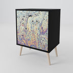 MOSAIC OF COLORS Sideboard mit 1 Tür in Schwarz