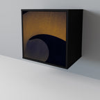 HOLLOW TIME Sideboard mit 1 Tür in Schwarz