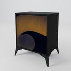 HOLLOW TIME Sideboard mit 1 Tür in Schwarz