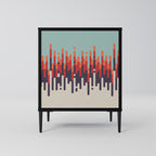 CHROMA CONTOURS Sideboard mit 1 Tür in Schwarz