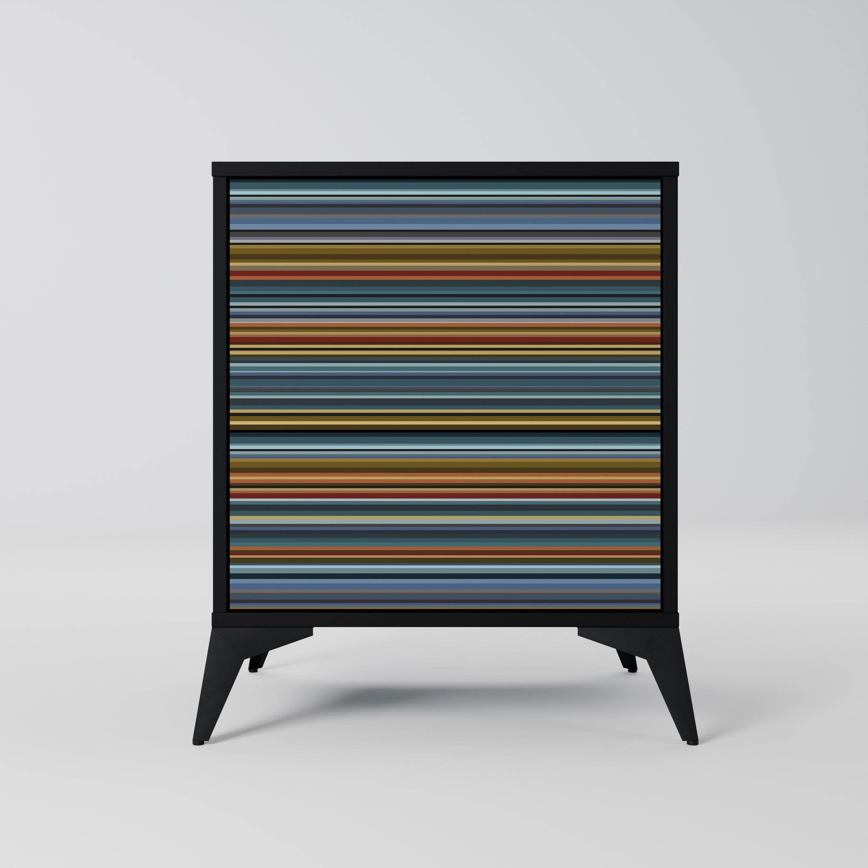 LINEOUT SPECTRUM 1-Door Sideboard in Black Finish