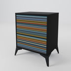 LINEOUT SPECTRUM 1-Door Sideboard in Black Finish