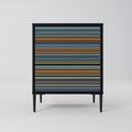 LINEOUT SPECTRUM 1-Door Sideboard in Black Finish