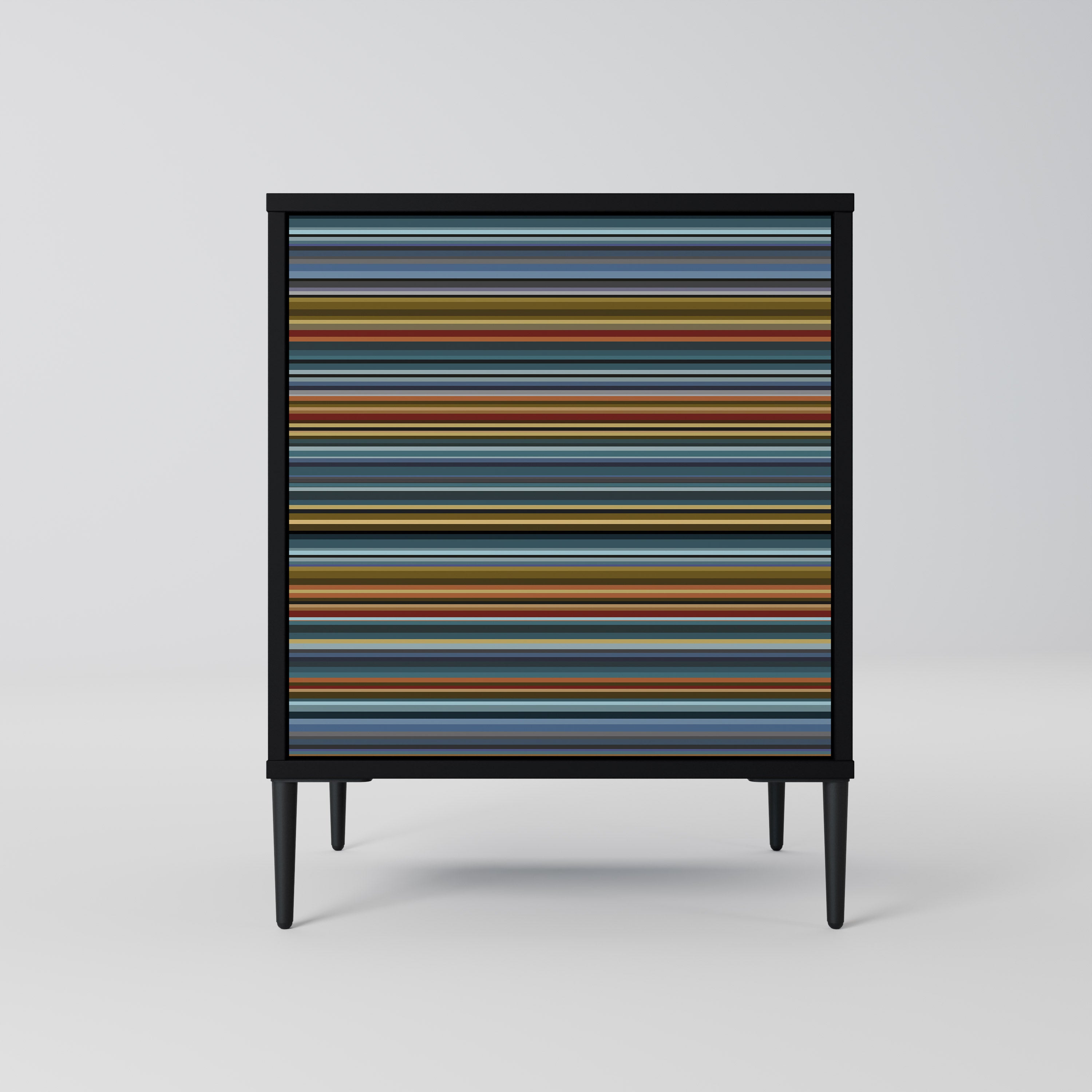 LINEOUT SPECTRUM 1-Door Sideboard in Black Finish