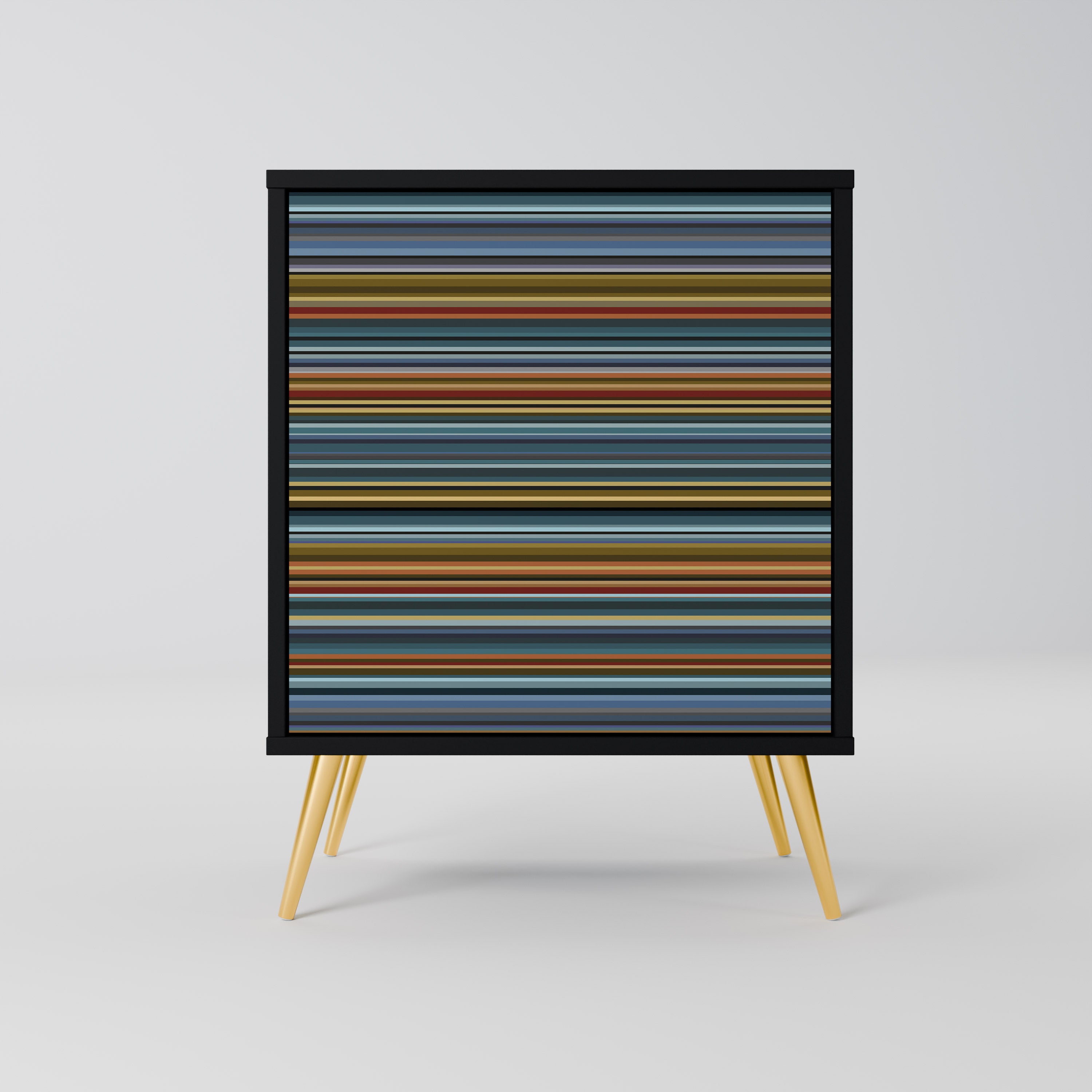 LINEOUT SPECTRUM 1-Door Sideboard in Black Finish