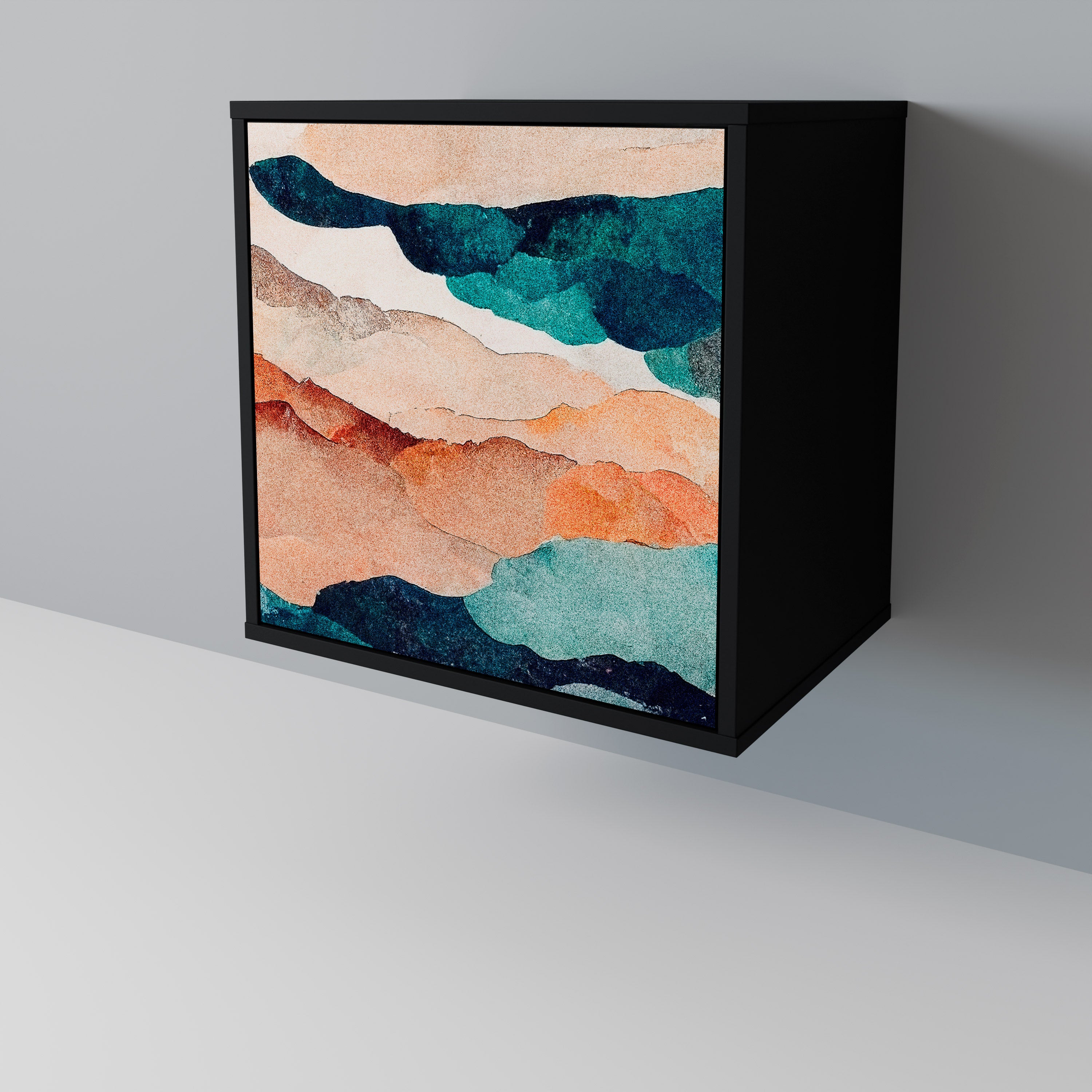 ABSTRACT LANDSCAPE 1-Door Sideboard