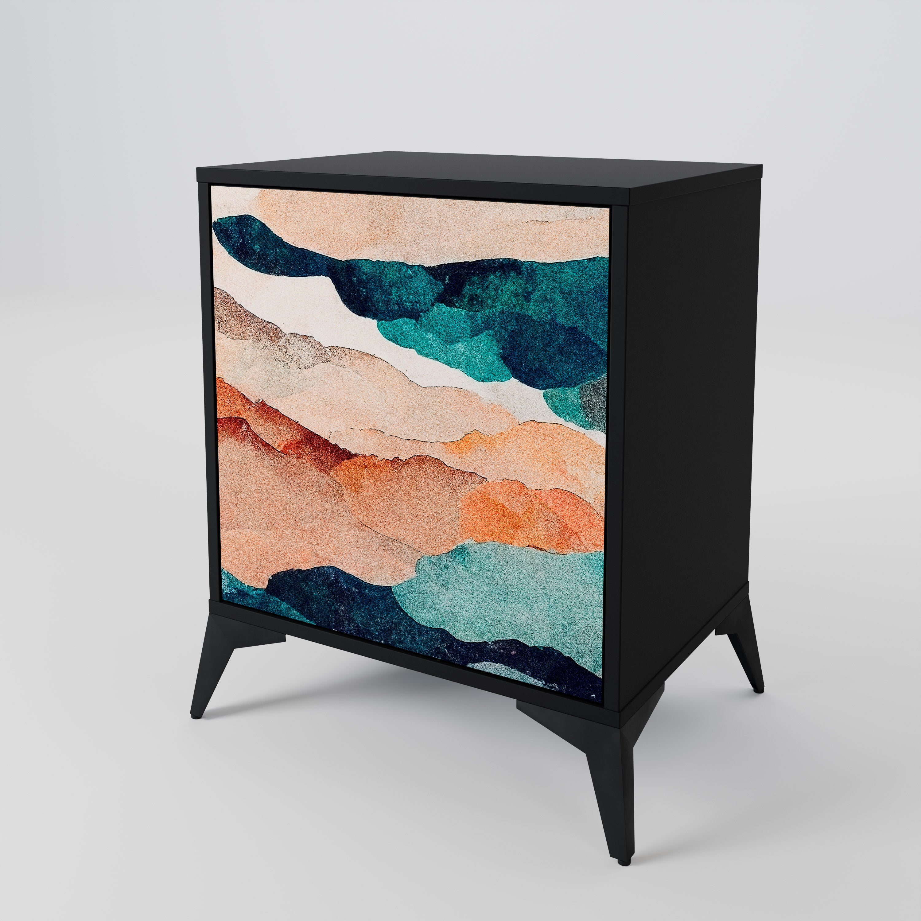 ABSTRACT LANDSCAPE 1-Door Sideboard
