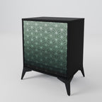 ORNAMENTAL GLIMMER Sideboard mit 1 Tür in Schwarz