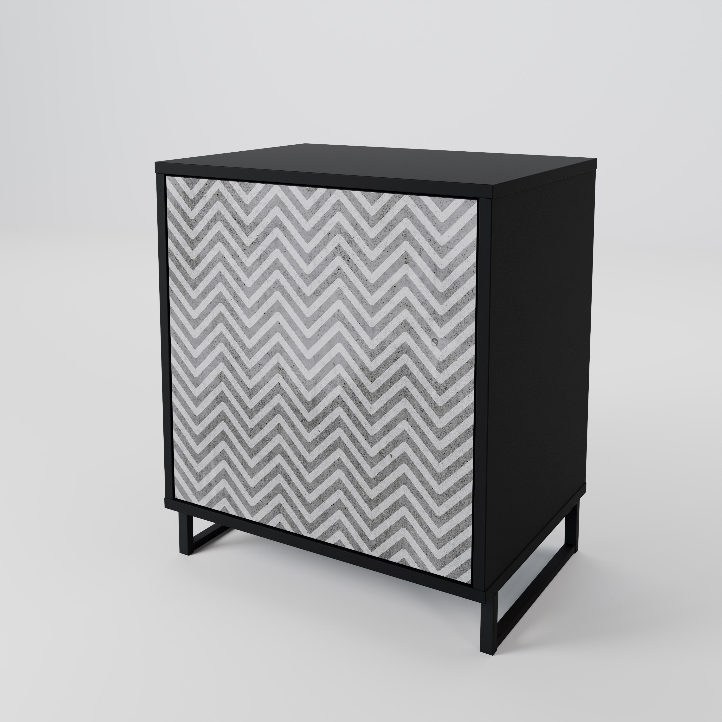 CONCRETE ZIG ZAG 1-türiges Sideboard