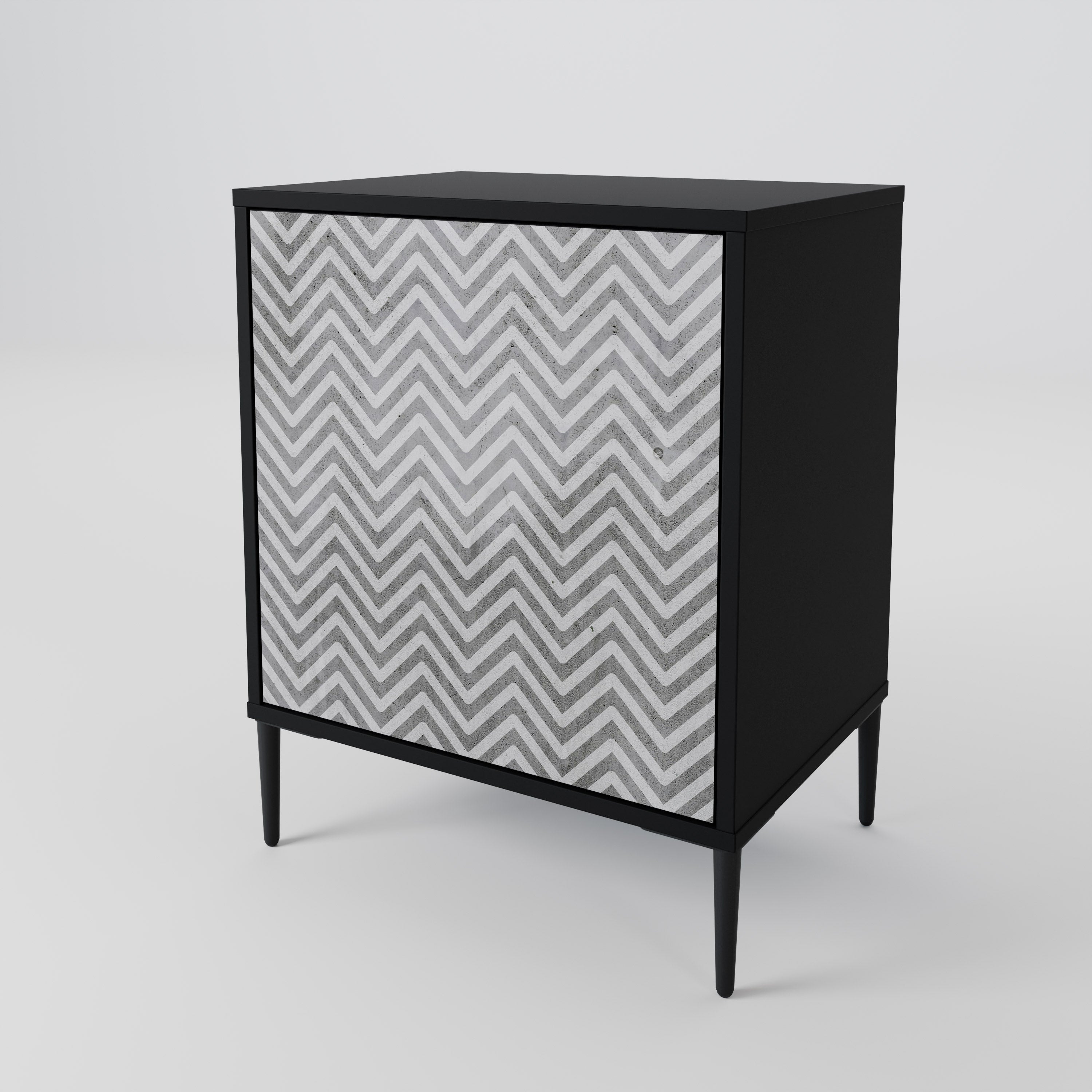 CONCRETE ZIG ZAG 1-türiges Sideboard