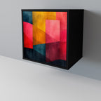 COLORFUL SOUNDS Sideboard mit 1 Tür in Schwarz
