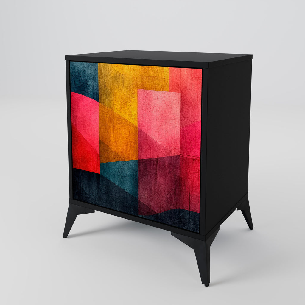 COLORFUL SOUNDS Sideboard mit 1 Tür in Schwarz
