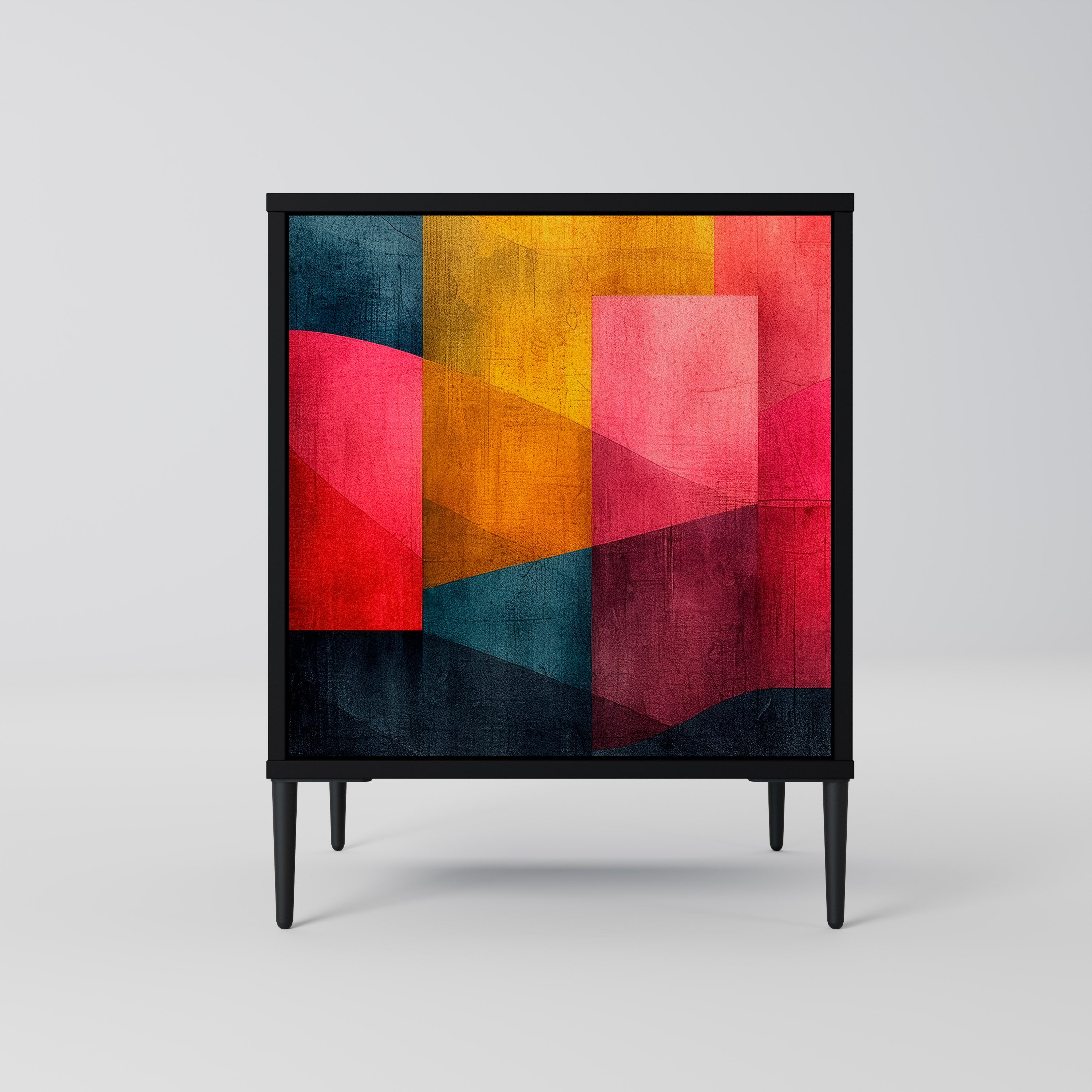 COLORFUL SOUNDS Sideboard mit 1 Tür in Schwarz