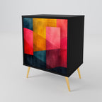 COLORFUL SOUNDS Sideboard mit 1 Tür in Schwarz