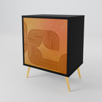 STRENGTHENING RELATION Sideboard mit 1 Tür in Schwarz