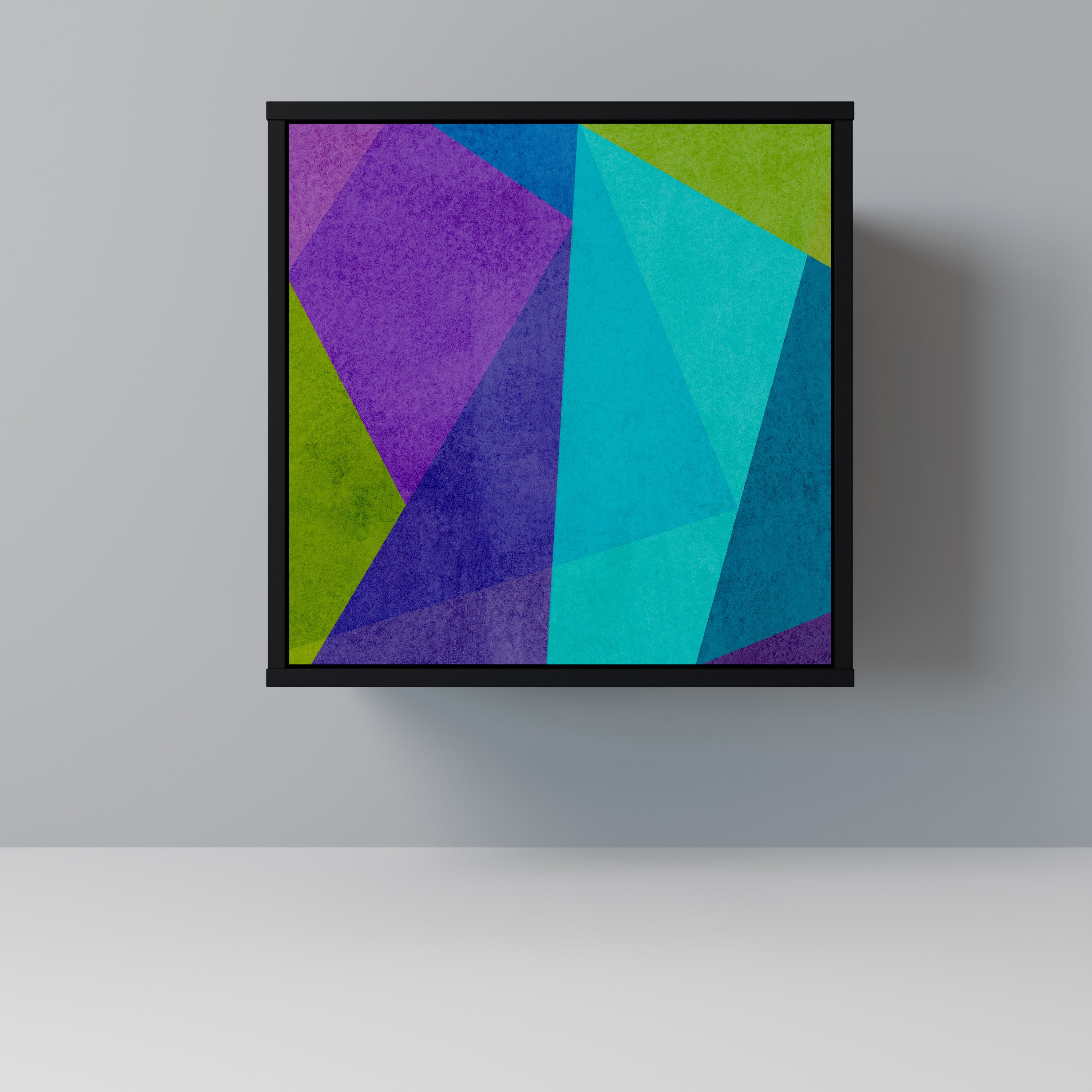 COLD SHOWCASE Sideboard mit 1 Tür in Schwarz